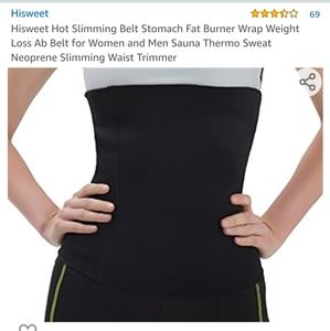 Slimming waist trainer belt